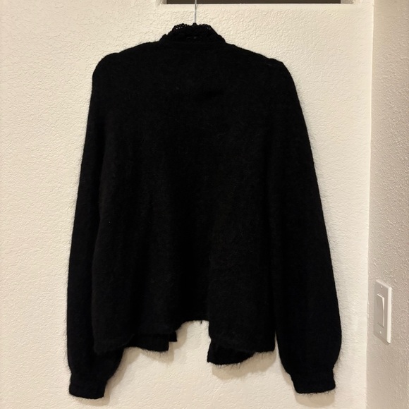 Sézane Angie Black Cozy Knit Cardigan - Picture 6 of 7